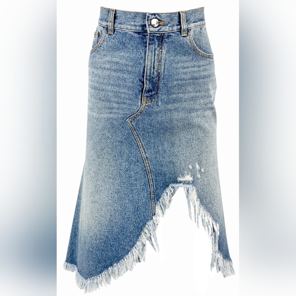 Chloe Dresses & Skirts - NWT sz 40Fr (8) Chloe assymetric distressed skirt